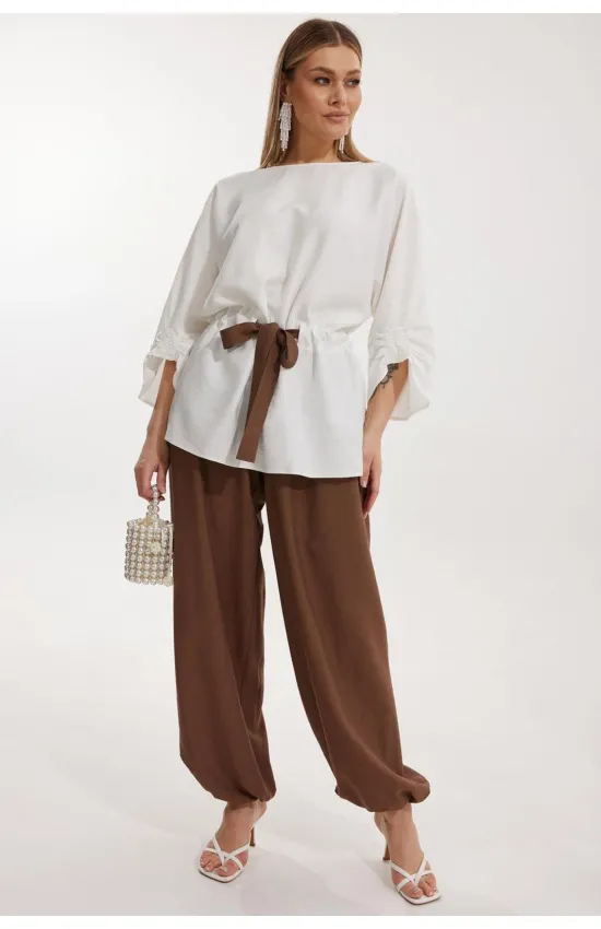 Костюм KALORIS 2310 молочный+коричневый