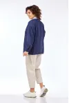 Костюм Lady Style Classic 2968/1 Темно-синий с бежевым