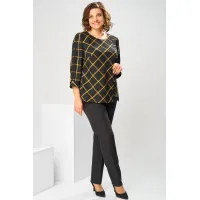 Костюм Romanovich 2-1269 горчица/чёрный