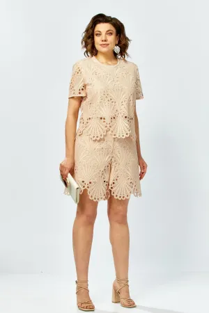 Костюм Mira Fashion 5661-2 бежевый Костюм Mira Fashion 5661-2 бежевый