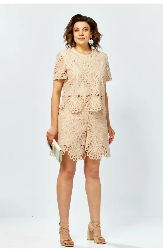 Костюм Mira Fashion 5661-2 бежевый
