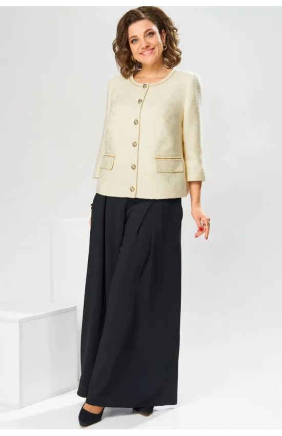 Костюм Romanovich 2-2848 молочный/чёрный