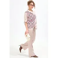 Костюм NikVa 901-5 крем-брюле+ромбы бургунди