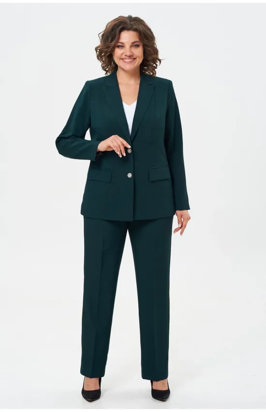 Костюм БелЭльСтиль 412-303/596-279 изумруд