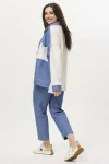 Костюм Ma cherie 3044 голубой+молочный