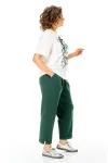 Костюм Michel Chic 1458 темный изумруд+белый