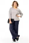 Костюм Michel Chic 1464 оловянный+джинс