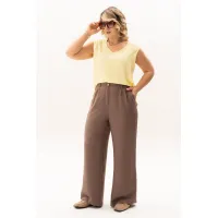 Костюм ALGRANDA 4143 Коричневый,Лимонный