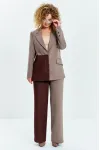 Костюм Euromoda 621 бежевый + коричневый Костюм Euromoda 621 бежевый + коричневый