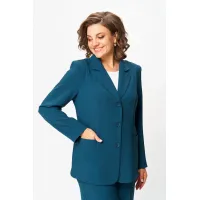 Костюм Орхидея Люкс 1604 сине-зеленый