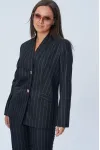 Костюм Vilena fashion черный+полоска
