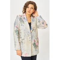 Костюм БелЭльСтиль 762-324/596-279 молочно-синий