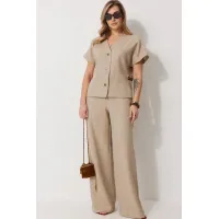 Костюм KALORIS 2291 бежевый Костюм KALORIS 2291 бежевый