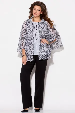 Костюм FITA 1429 черно-белый