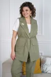 Костюм Alani 2096 хаки+белый Костюм Alani 2096 хаки+белый