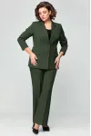 Костюм Мишель стиль 1177 хвойно-зеленый