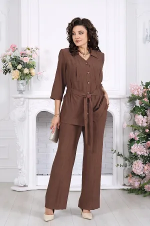 Костюм Ninele 7520 Коричневый