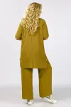 Костюм ALGRANDA 4054 Горчица,Молочный