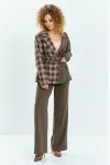 Костюм Euromoda 635 хаки+клетка Костюм Euromoda 635 хаки+клетка