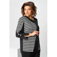 Костюм Асолия 1508 чёрно-серый