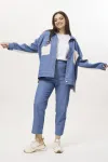 Костюм Ma cherie 3044 голубой+молочный