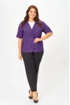 Костюм Lady Style Classic 1403/10 Черный с фиолетовым Костюм Lady Style Classic 1403/10 Черный с фиолетовым