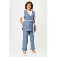 Костюм AMUAR 1049 голубой джинс