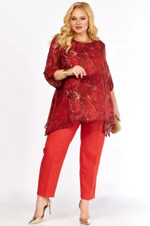Костюм Элль-стиль 2263-13 красный