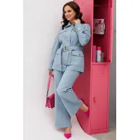 Костюм INVITE 6089 голубой джинс