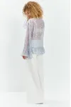 Костюм Euromoda 769 молочный+дымчато-голубой Костюм Euromoda 769 молочный+дымчато-голубой