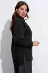 Костюм Teza черный с голубым