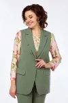 Костюм Vilena fashion 999 полынь+розовые цветы