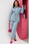 Костюм INVITE 6089 голубой джинс