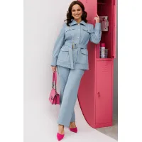 Костюм INVITE 6089 голубой джинс