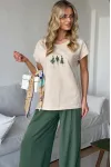 Костюм DilanaVIP 2139/3 беж+зеленый Костюм DilanaVIP 2139/3 беж+зеленый