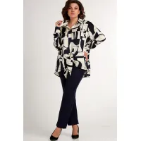 Костюм AMORI 8026 бежевый+синий