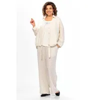 Костюм Диамант 2166 молочно-бежевый