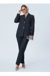 Костюм Vilena fashion черный+полоска