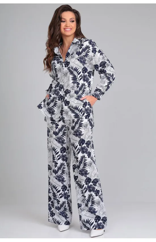 Костюм LeNata 21271 рисунок на белом