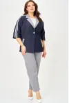 Костюм Lady Style Classic 3043 Темно-синий с серым