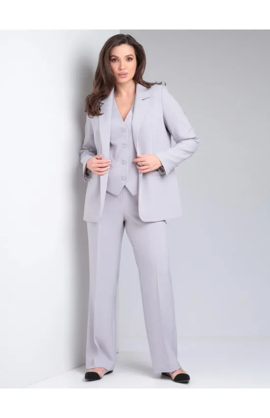Костюм Vilena fashion 924 светло-серый