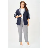 Костюм Lady Style Classic 3043 Темно-синий с серым