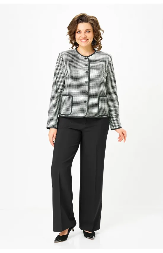 Костюм Vilena fashion 1127 зеленый+черный