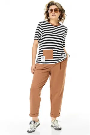 Костюм Michel Chic 1452 молоко + полоска
