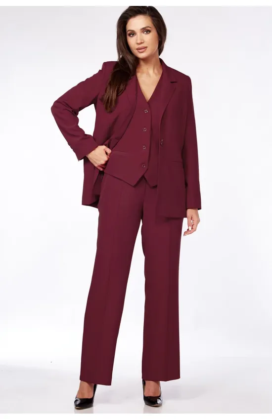 Костюм Vilena fashion 1120 винный