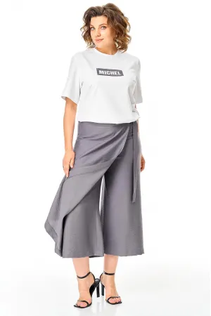 Костюм Michel Chic 1336-1 белый, пепел