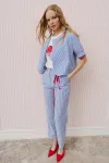 Костюм Lokka 1652 голубой/белая полоска