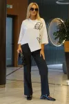 Костюм Alani 2427 молоко +черный