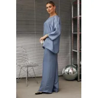 Костюм Anastasia 1228-1 голубой жемчуг