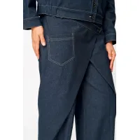 Костюм Кокетка и К 1505 синий джинс